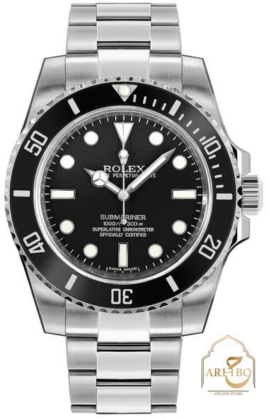 fake rolex submariner men's luxury diver watch black dial 114060|rolex submariner 114060 no date.